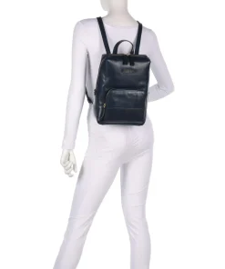 Iolanda Rucksack fein genarbtes Rindsleder dunkelblau