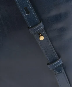 Iolanda Rucksack fein genarbtes Rindsleder dunkelblau