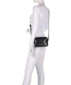 Iolanda Umhängetasche fein genarbtes Rindsleder schwarz