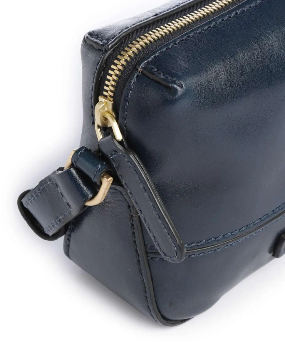 Iolanda Umhängetasche fein genarbtes Rindsleder dunkelblau