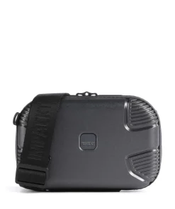 IP1 Mini Umhängetasche recyceltes Polypropylen dunkelgrau