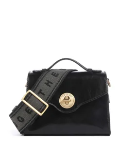 Irene Umhängetasche fein genarbtes Rindsleder schwarz