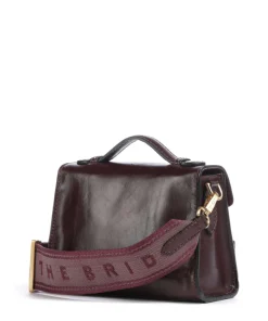 Irene Umhängetasche fein genarbtes Rindsleder dunkelrot