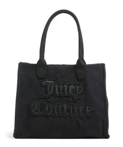 Iris Distressed L Shopper Baumwolle schwarz
