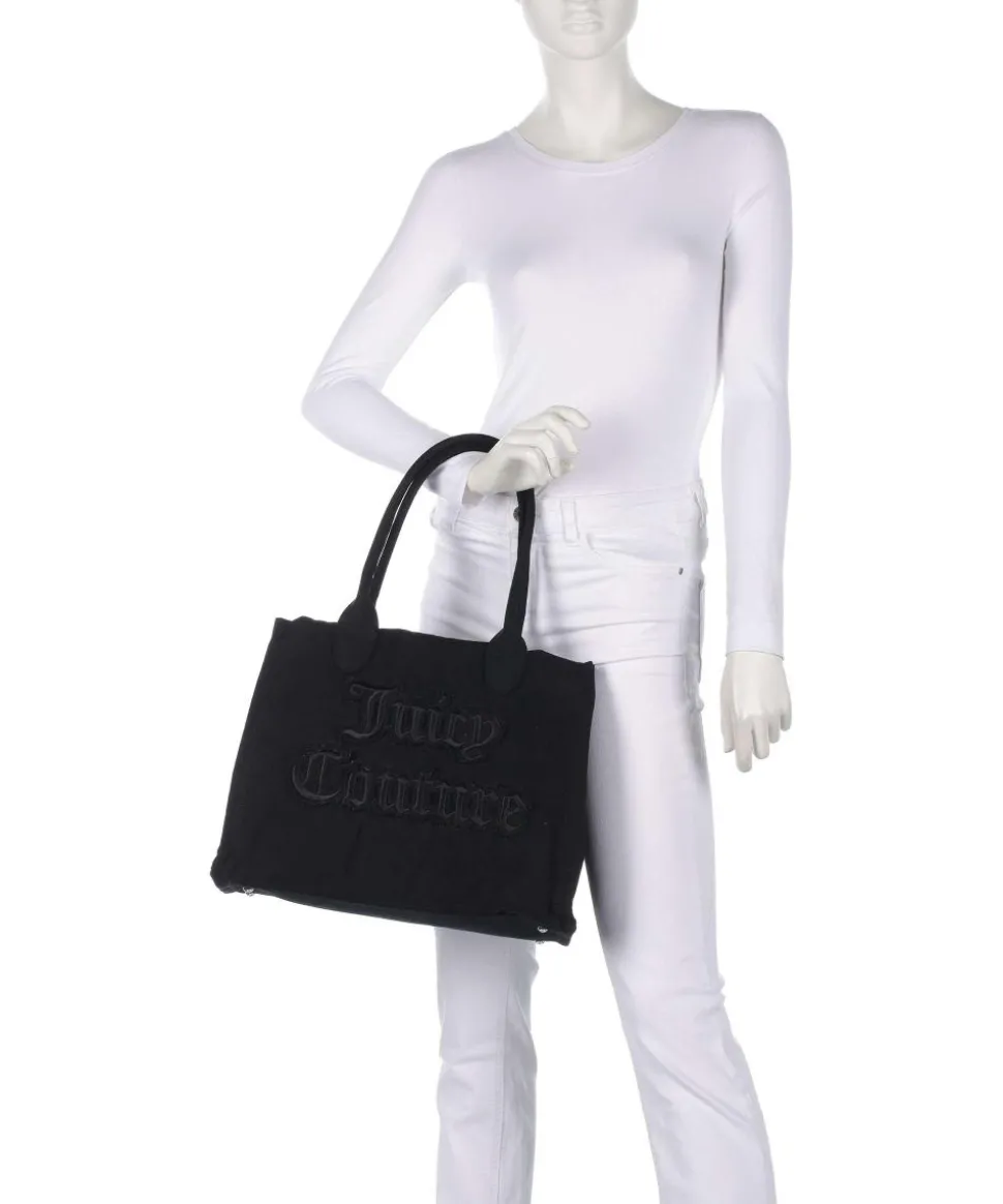 Iris Distressed L Shopper Baumwolle schwarz