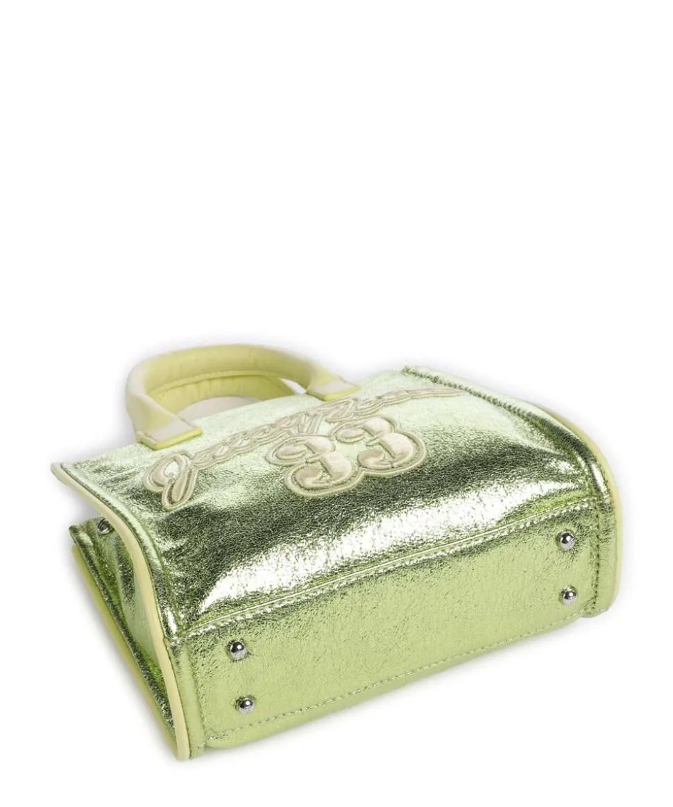 Iris Metallic S Umhängetasche Lederimitat gelbgrün