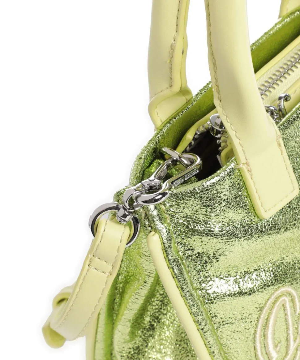 Iris Metallic S Umhängetasche Lederimitat gelbgrün