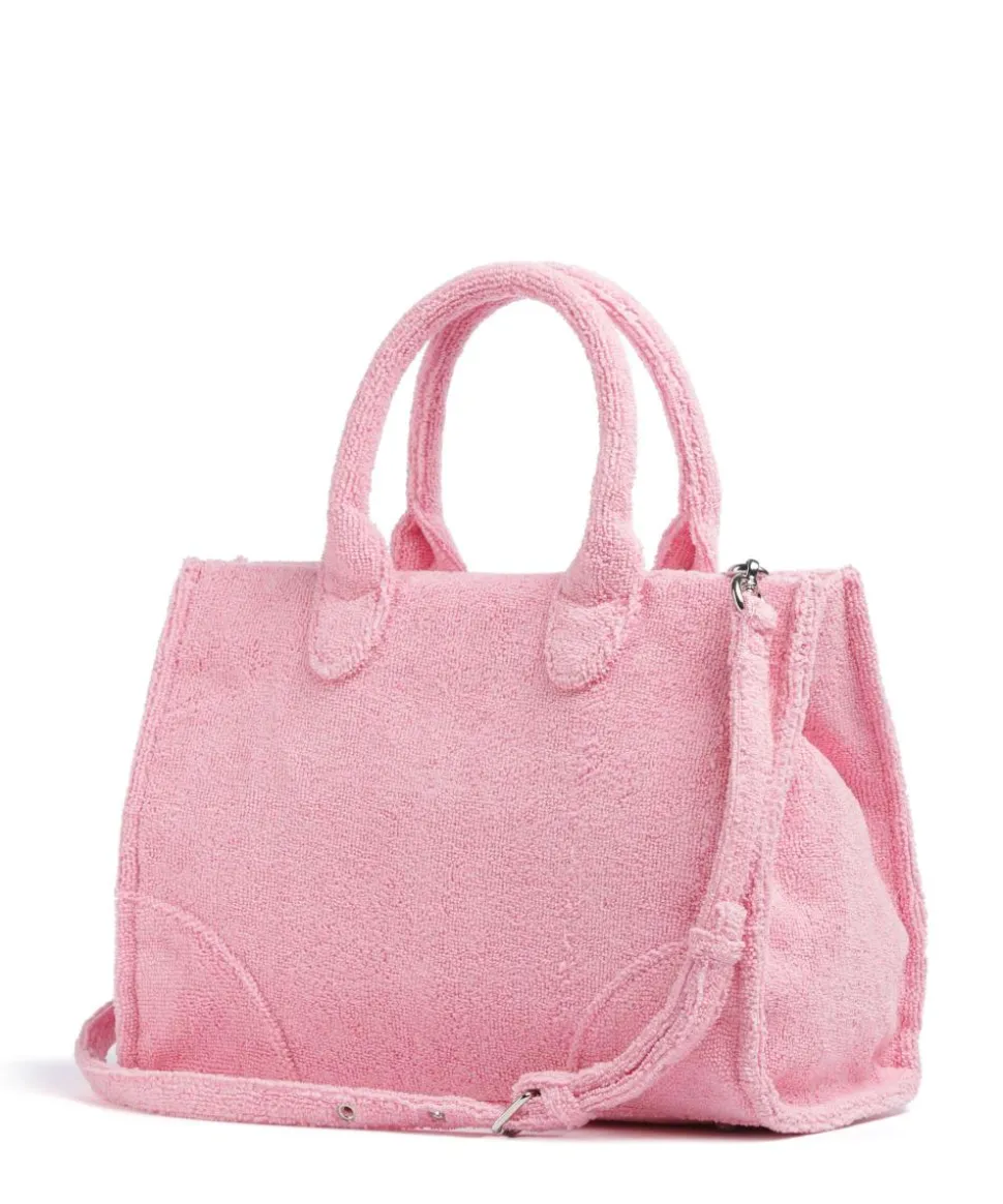 Iris Toweling M Handtasche Polyester, Baumwolle rosa