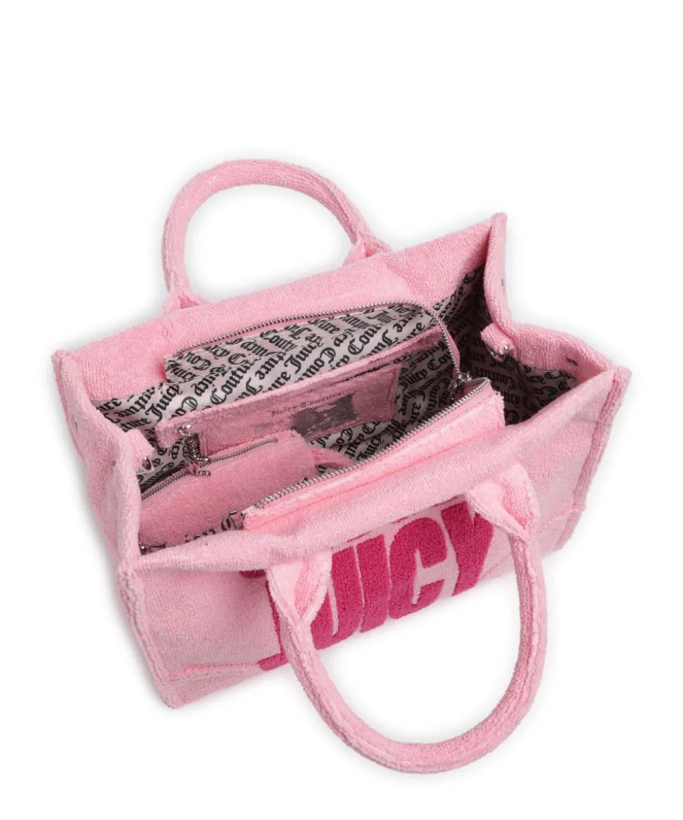 Iris Toweling M Handtasche Polyester, Baumwolle rosa
