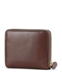 Isabella RFID Geldbörse fein genarbtes Rindsleder braun