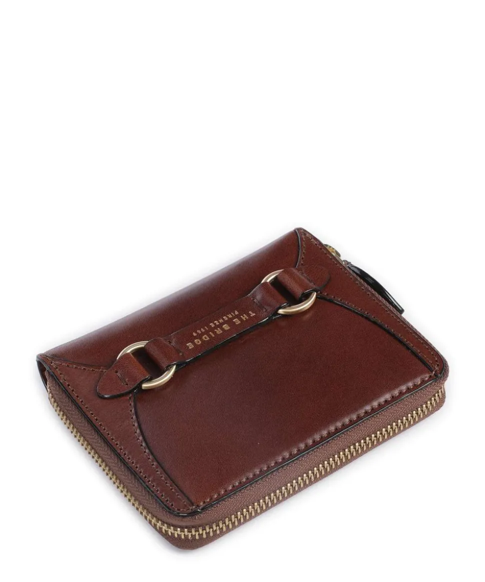 Isabella RFID Geldbörse fein genarbtes Rindsleder braun