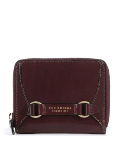 Isabella RFID Geldbörse fein genarbtes Rindsleder rotbraun