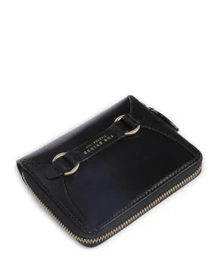 Isabella RFID Geldbörse fein genarbtes Rindsleder schwarz