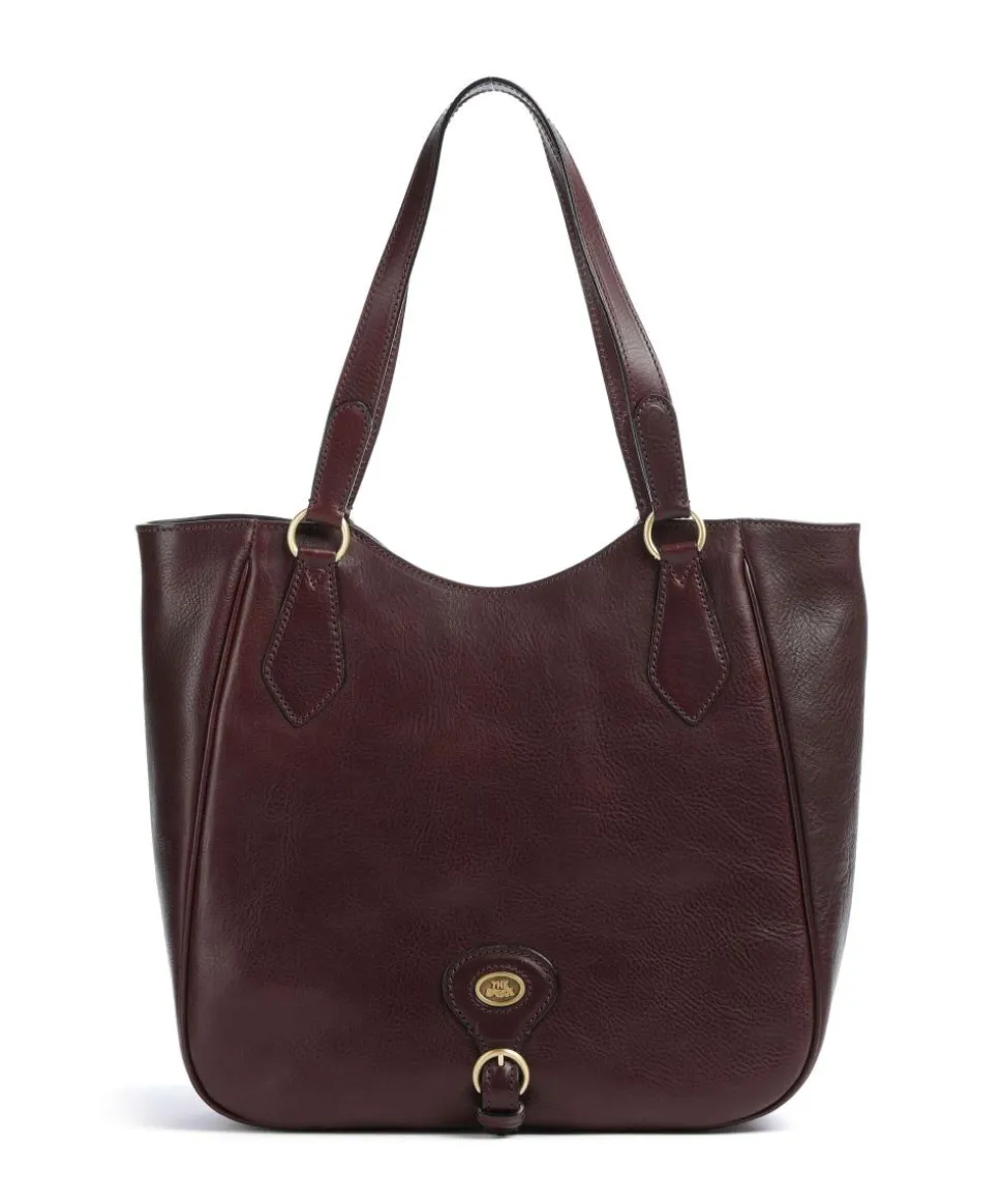 Isadora Shopper genarbtes Rindsleder wein