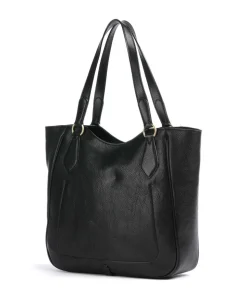Isadora Shopper genarbtes Rindsleder schwarz