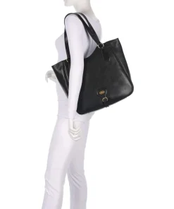 Isadora Shopper genarbtes Rindsleder schwarz