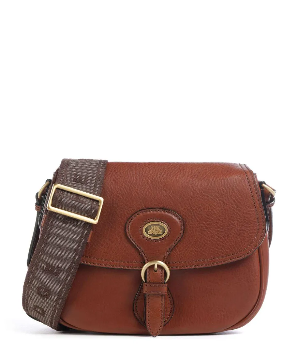 Isadora Umhängetasche fein genarbtes Rindsleder braun