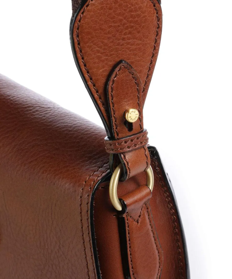 Isadora Umhängetasche fein genarbtes Rindsleder braun