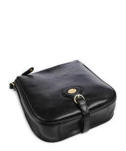 Isadora Umhängetasche genarbtes Rindsleder schwarz