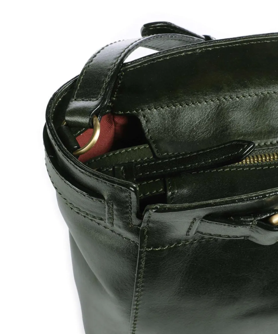 Isotta Umhängetasche fein genarbtes Rindsleder khaki