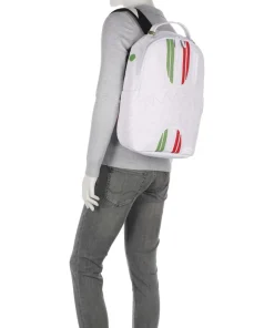 Italy Racing Stripes Rucksack 13″ Kunststoff weiß