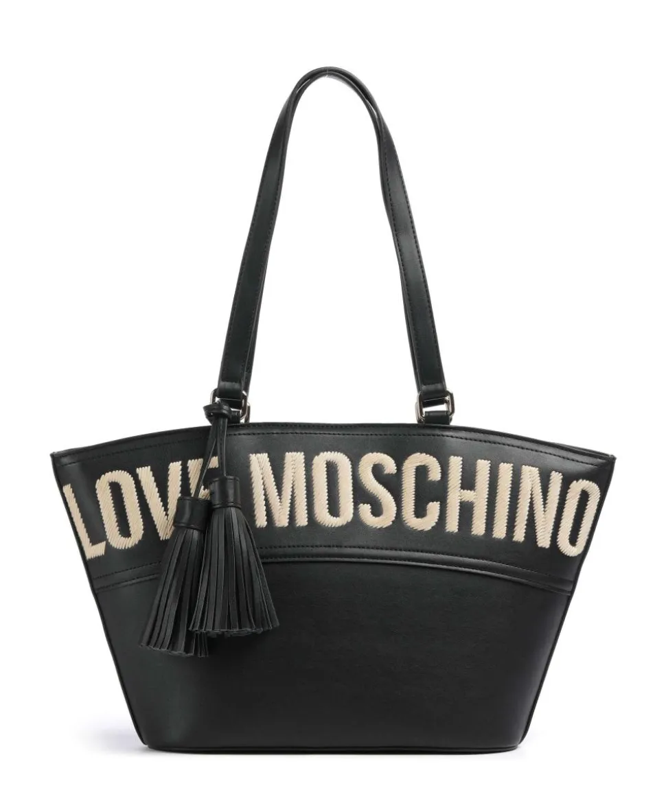 Item Cabas Shopper Lederimitat schwarz