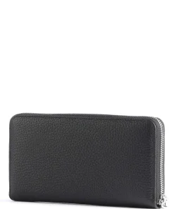 Ivy Geldbörse genarbtes Rindsleder schwarz