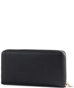 Ivy Geldbörse genarbtes Rindsleder schwarz