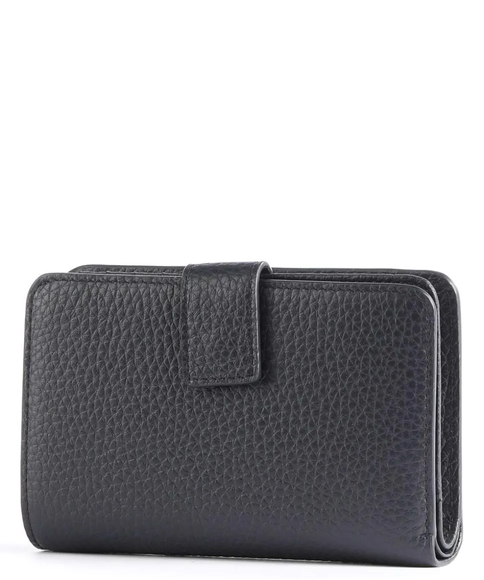 Ivy Geldbörse genarbtes Rindsleder navy