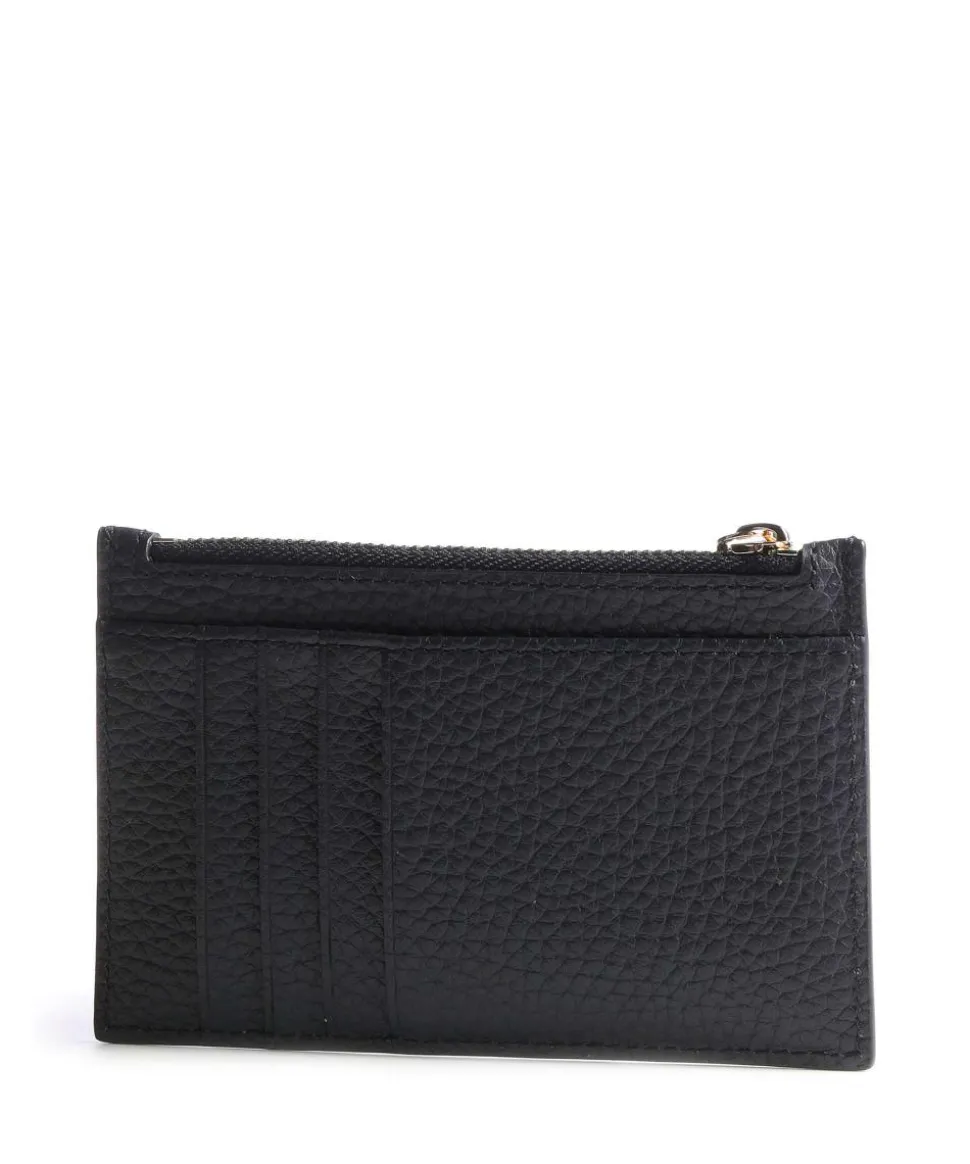 Ivy Kreditkartenetui genarbtes Rindsleder dunkelblau