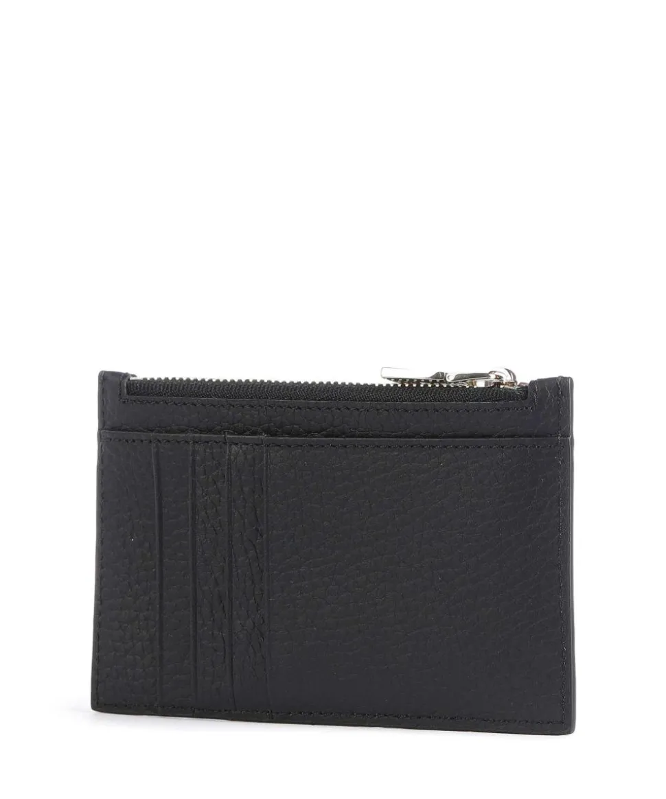 Ivy Kreditkartenetui genarbtes Rindsleder schwarz
