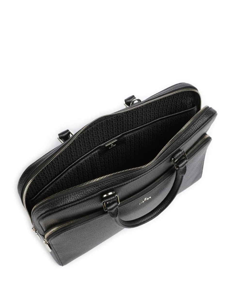 Ivy L Aktentasche 14″ genarbtes Rindsleder schwarz