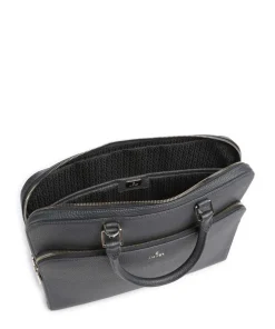 Ivy L Aktentasche 14″ genarbtes Rindsleder dunkelblau