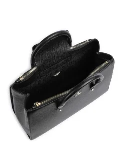 Ivy L Handtasche genarbtes Rindsleder schwarz