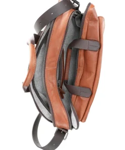 Ivy lane Aktentasche fein genarbtes Rindsleder cognac