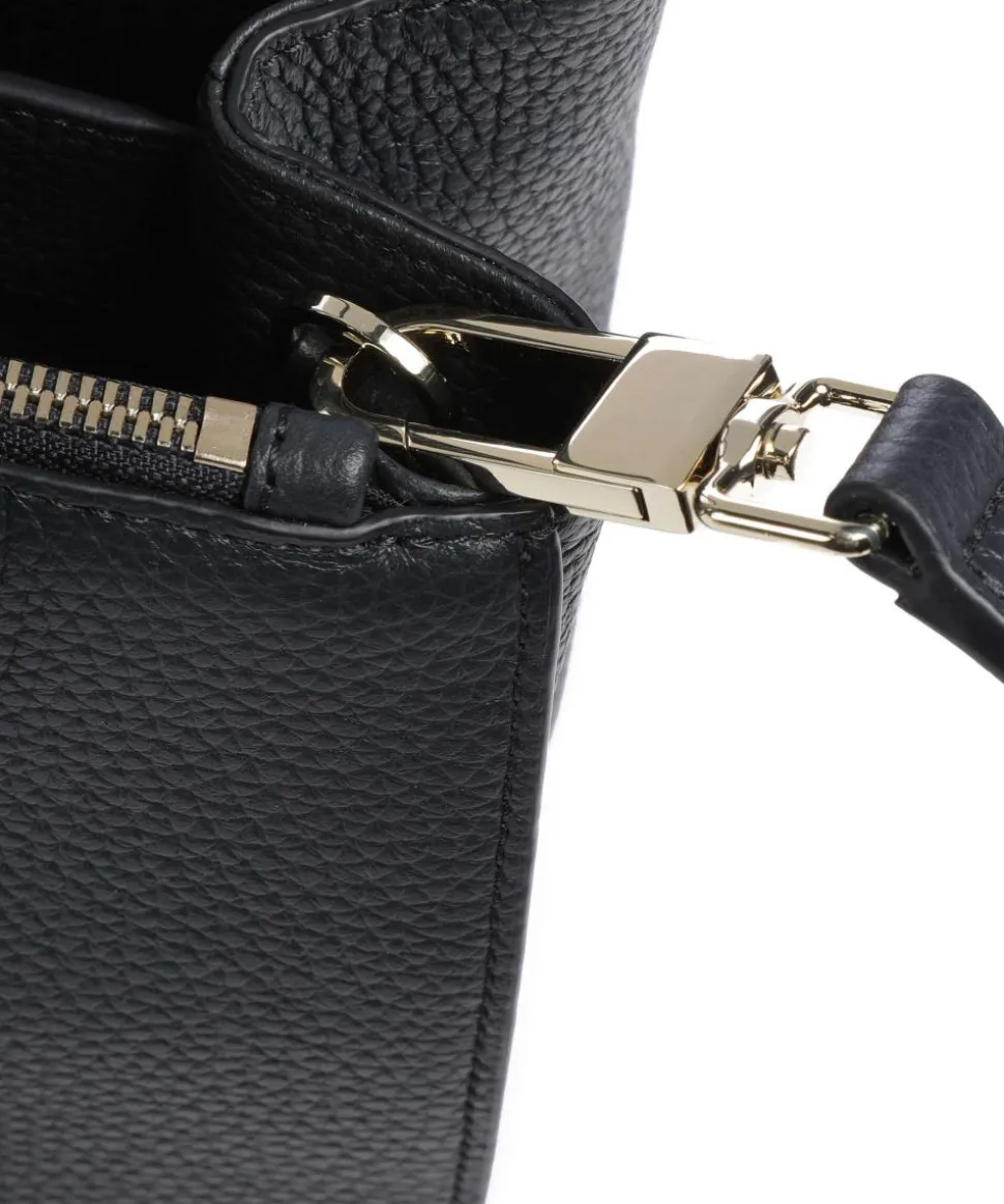 Ivy M Handtasche genarbtes Rindsleder navy