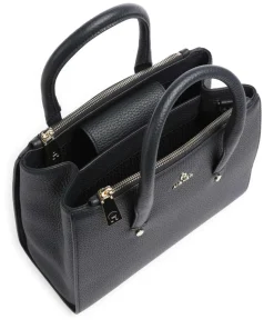 Ivy M Handtasche genarbtes Rindsleder navy