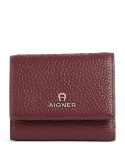 Ivy RFID Geldbörse genarbtes Leder dunkelrot