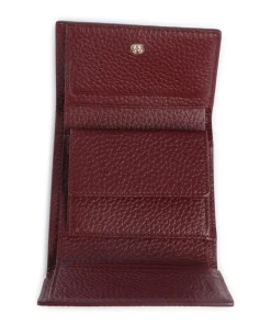 Ivy RFID Geldbörse genarbtes Leder dunkelrot