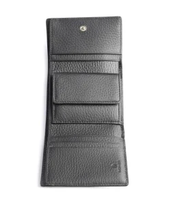 Ivy RFID Geldbörse genarbtes Leder schwarz