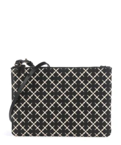 Ivy Umhängetasche Lederimitat schwarz