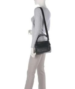 Ivydale Road Handtasche genarbtes Rindsleder schwarz