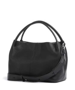 Ivydale Road Handtasche genarbtes Rindsleder schwarz