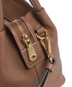 Ivydale Road Handtasche genarbtes Rindsleder braun