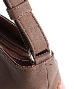 Jana J10 Schultertasche Lederimitat cognac