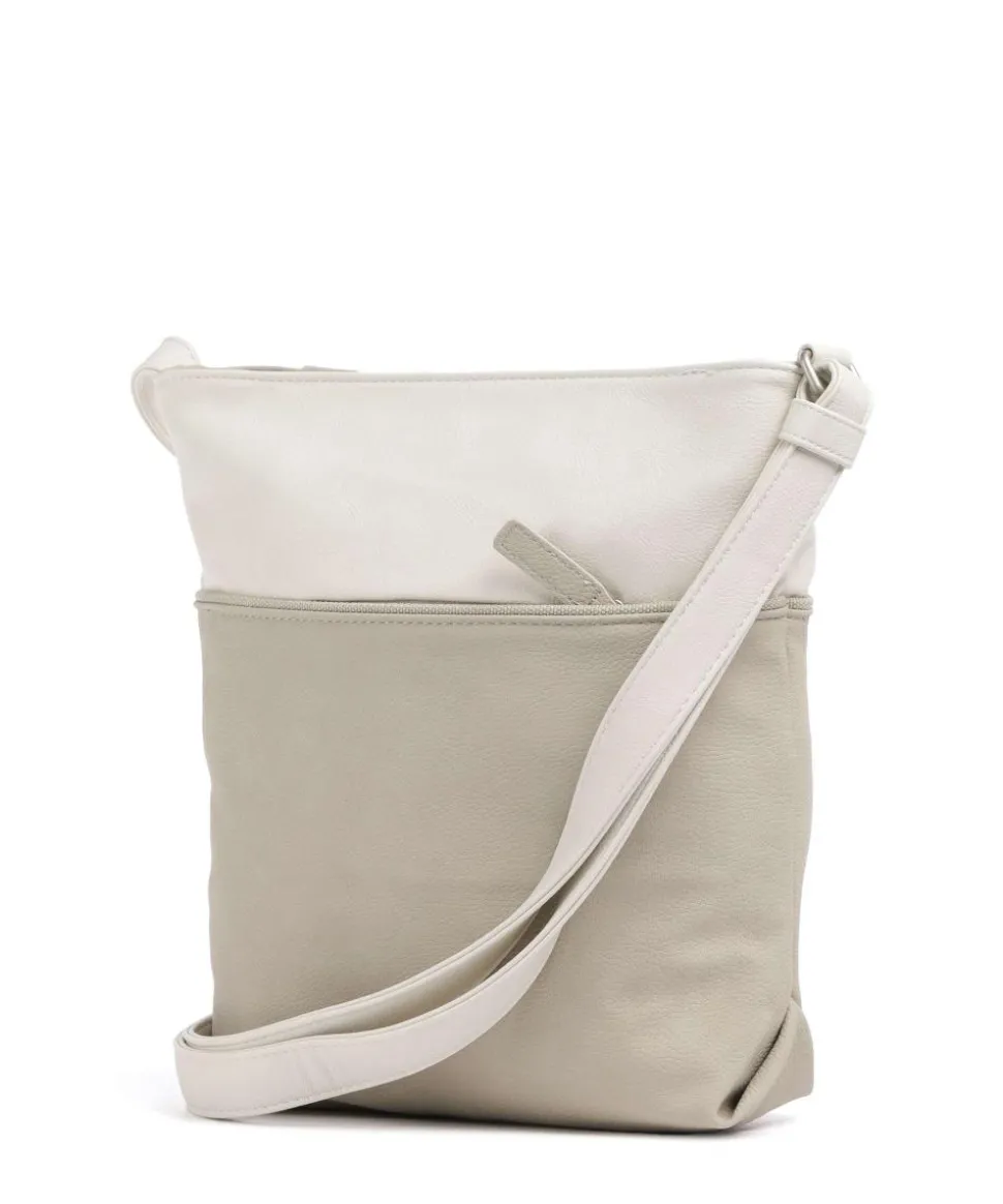 Jana J10 Schultertasche Lederimitat beige