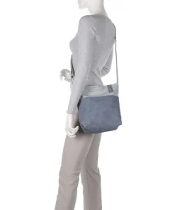 Jana J10 Schultertasche Lederimitat blau