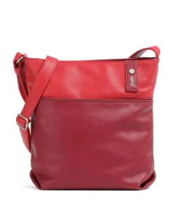 Jana J10 Schultertasche Lederimitat rot