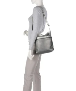 Jana J10 Schultertasche Lederimitat silber