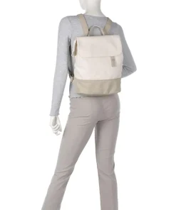 Jana JR13 Rucksack Lederimitat creme